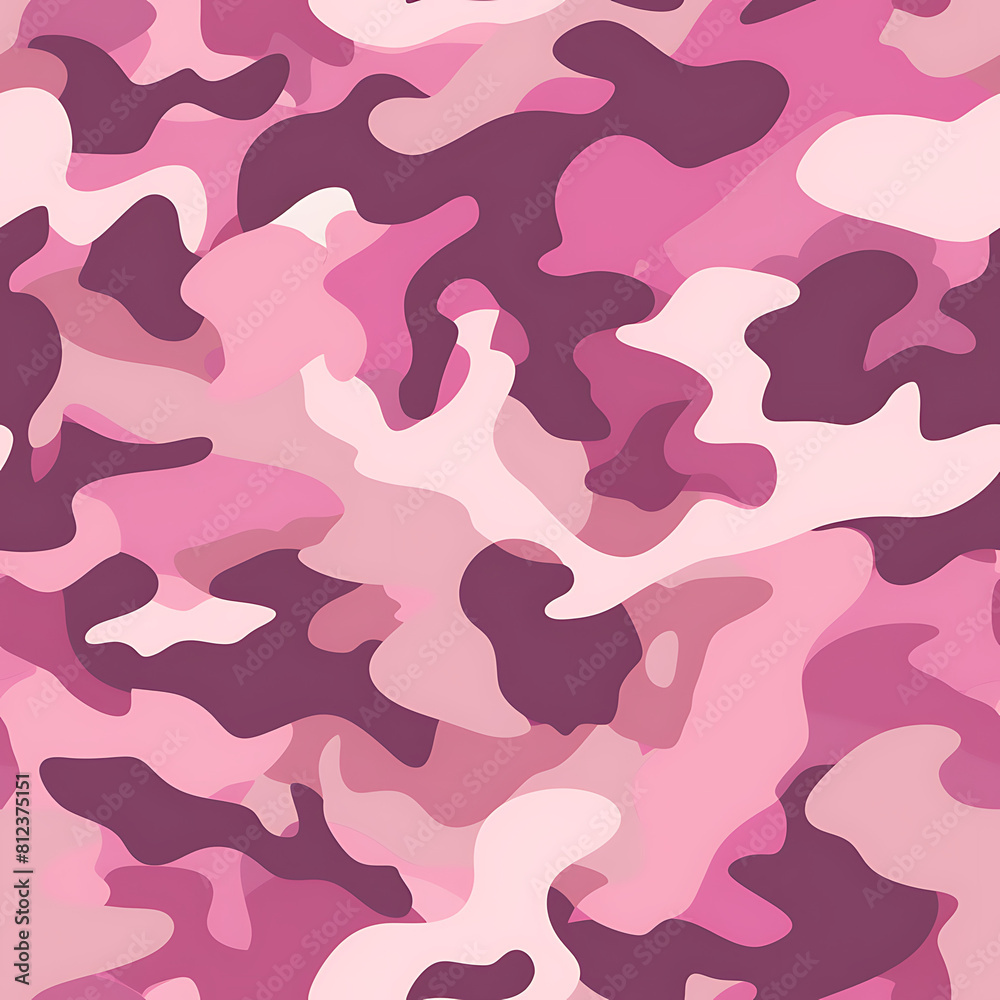 Pink camouflage digital art seamless pattern, the design for apply a variety of graphic works Pink camouflage digital art seamless pattern, the design for apply a variety of graphic works