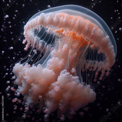 235 Jellyfish Medusoids_ Soft-bodied marine creatures, jellyfish photo