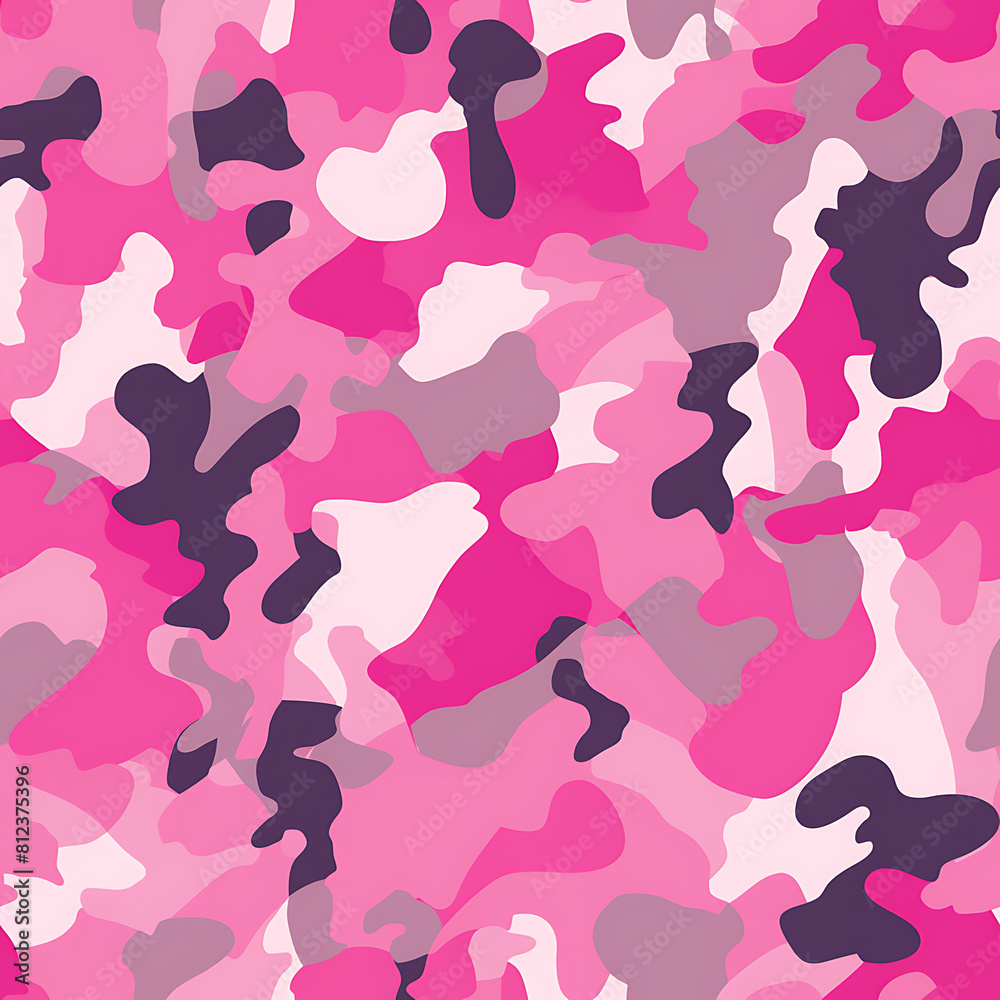 Pink camouflage digital art seamless pattern, the design for apply a variety of graphic works Pink camouflage digital art seamless pattern, the design for apply a variety of graphic works