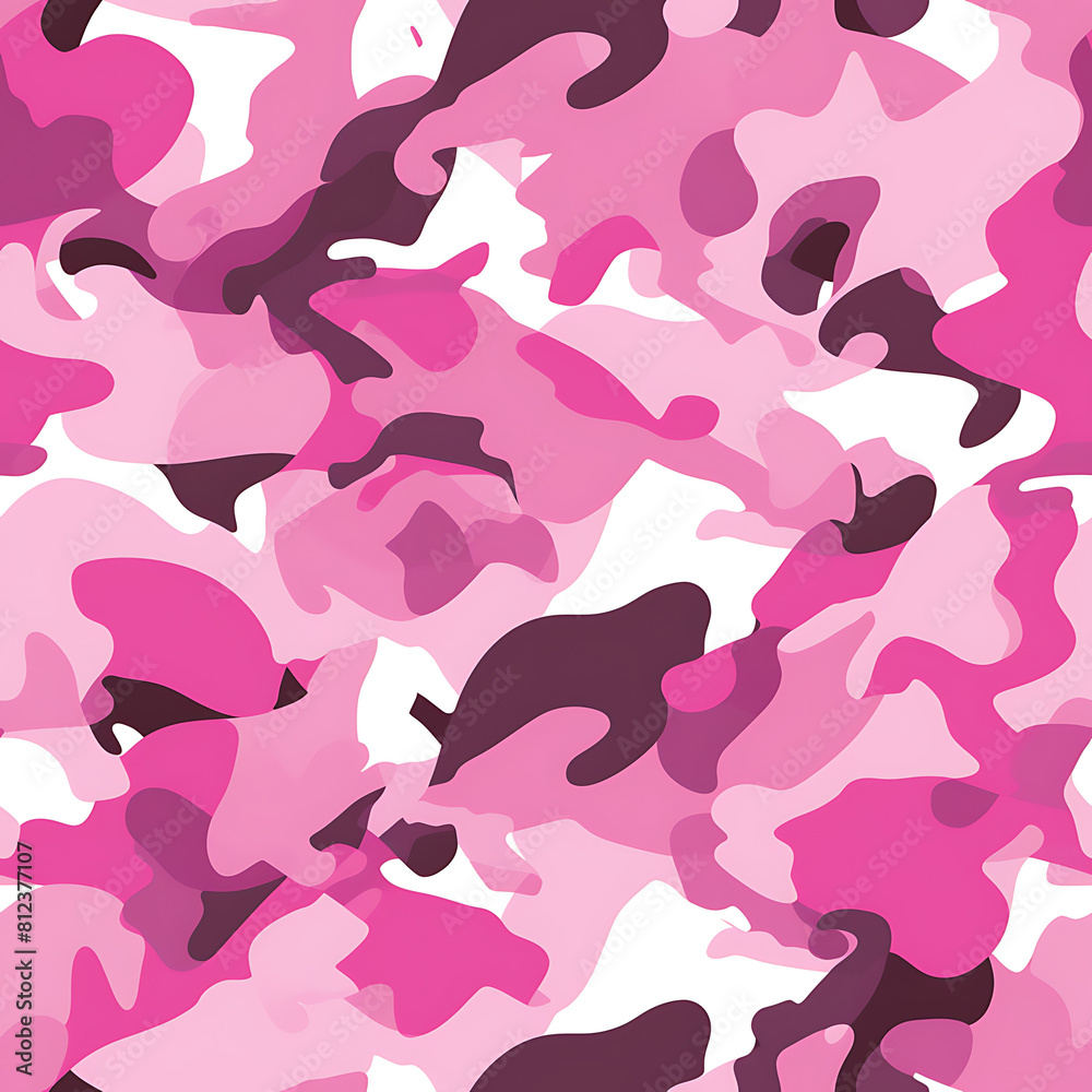 Pink camouflage, digital art seamless pattern, the design for apply a variety of graphic works Pink camouflage, digital art seamless pattern, the design for apply a variety of graphic works