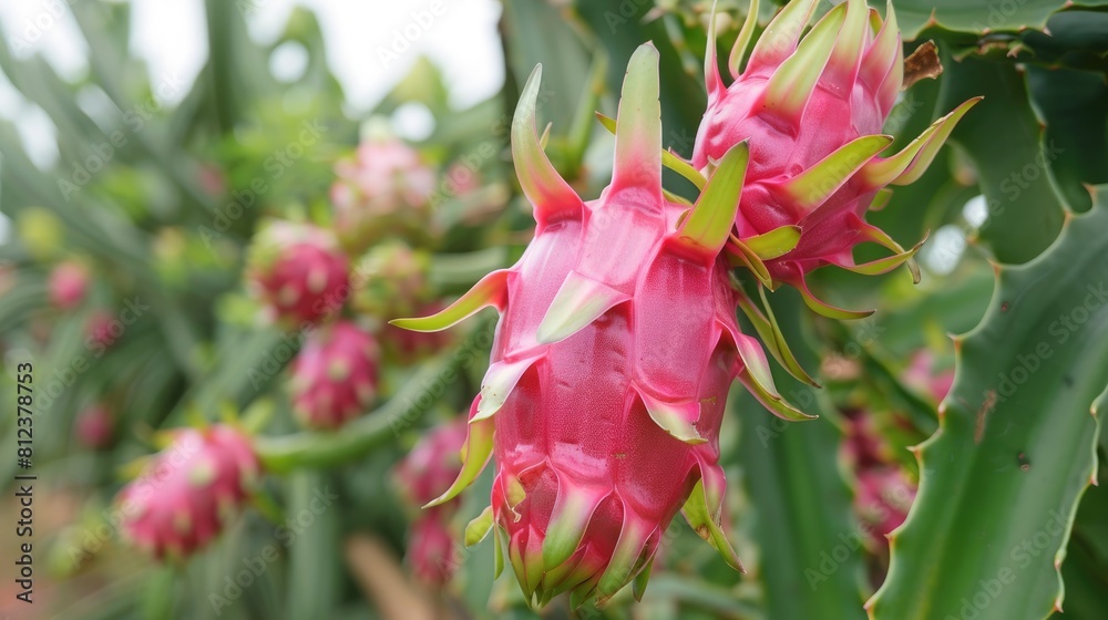 Dragon fruit Produces fruit blossoms and seeds Dragon fruit Produces fruit blossoms and seeds