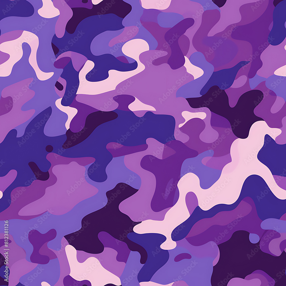 Violet digital art seamless pattern, the design for apply a variety of graphic works Violet digital art seamless pattern, the design for apply a variety of graphic works