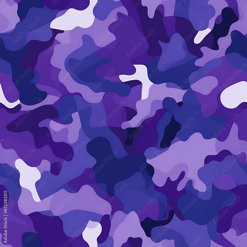 Violet digital art seamless pattern, the design for apply a variety of graphic works