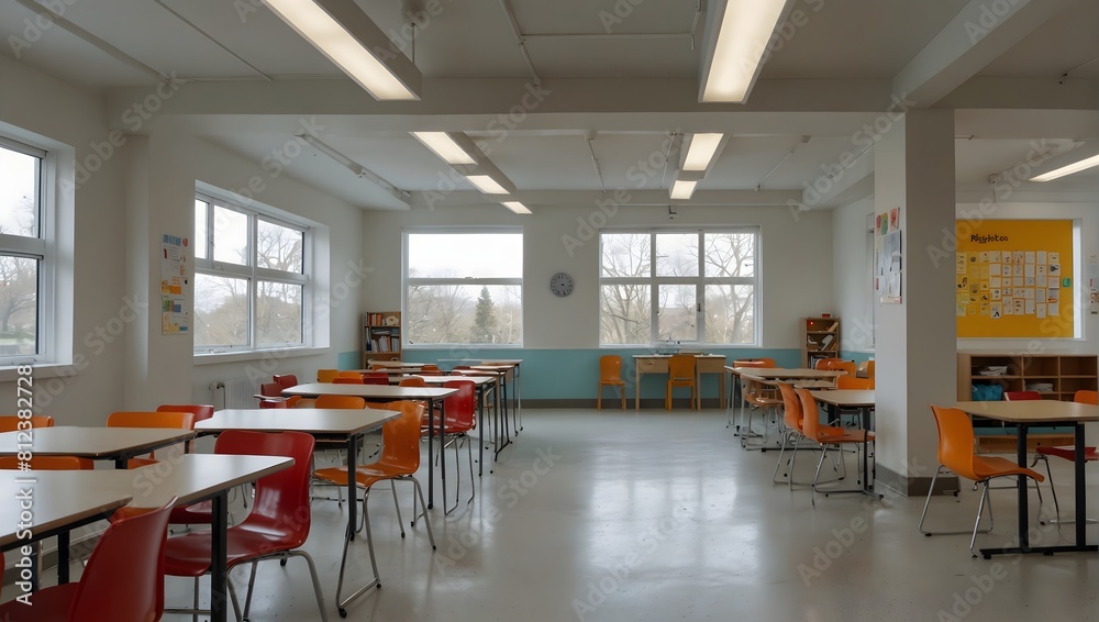 In a world where every school blends into its surroundings, one stands out with a solid white background, sparking ai_generated In a world where every school blends into its surroundings, one stands out with a solid white background, sparking ai_generated