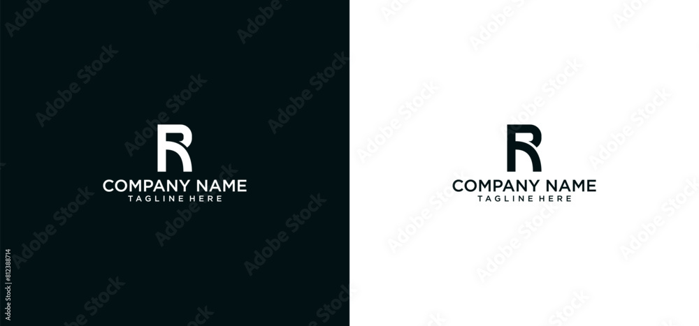 LOGO R INITIAL DESIGN LOGO R INITIAL DESIGN