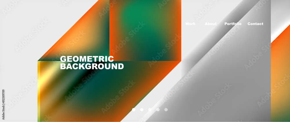 Minimal geometric web site page template design. Vector Illustration For Wallpaper, Banner, Background, Card, Book Illustration, landing page Minimal geometric web site page template design. Vector Illustration For Wallpaper, Banner, Background, Card, Book Illustration, landing page