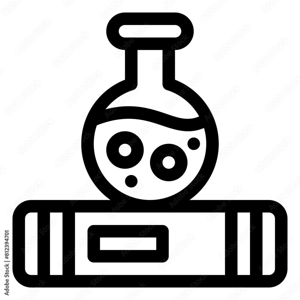 science book outline icon and illustration science book outline icon and illustration