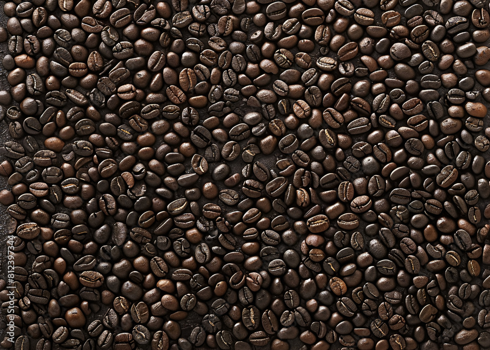 Texture of coffee beans Texture of coffee beans