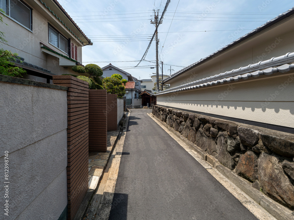 大阪府平野区 住宅密集地の路地