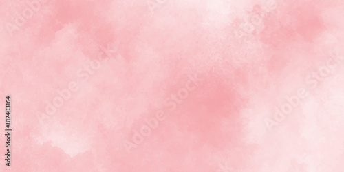 grunge and stained Pink ink and watercolor textures on white paper background, Ink effect light pink color shades gradient pink grunge texture, grunge watercolor textures on white paper. 
