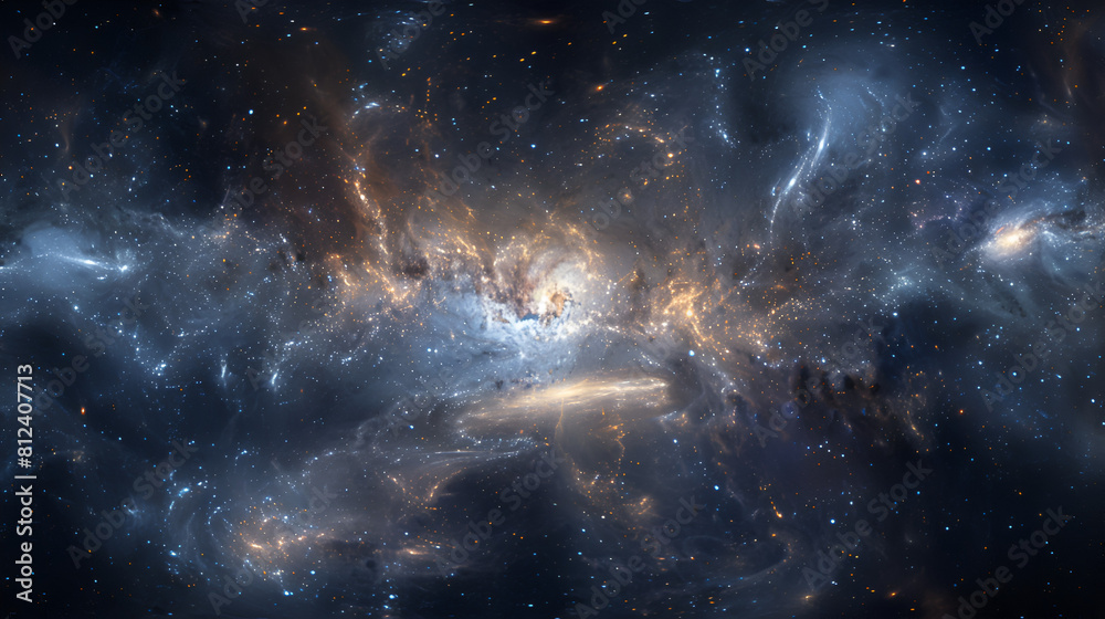 Fototapeta premium The background of the 360-degree equirectangular projection space