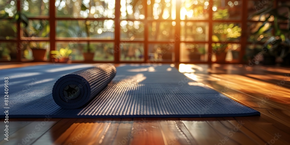 Guided Yoga Routine for Athletes to Prevent Injuries in Natural Light Filled Studio Guided Yoga Routine for Athletes to Prevent Injuries in Natural Light Filled Studio