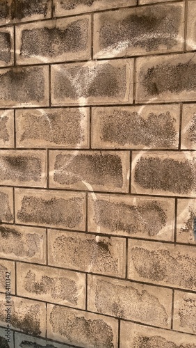 The wall was draw stone wall texture