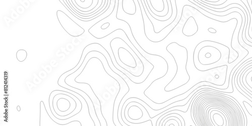 Abstract background vector, Topographic map background geographic line map with seamless ornament design. 