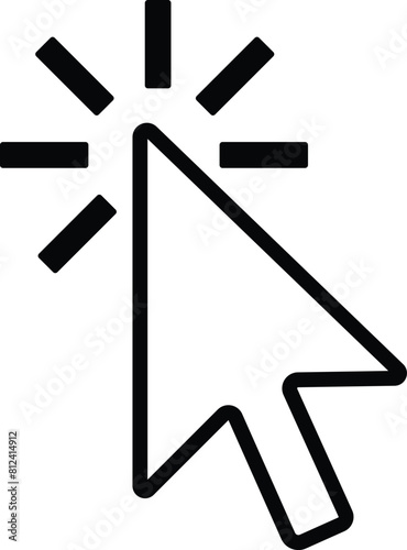 arrow sign illustration click icon 
