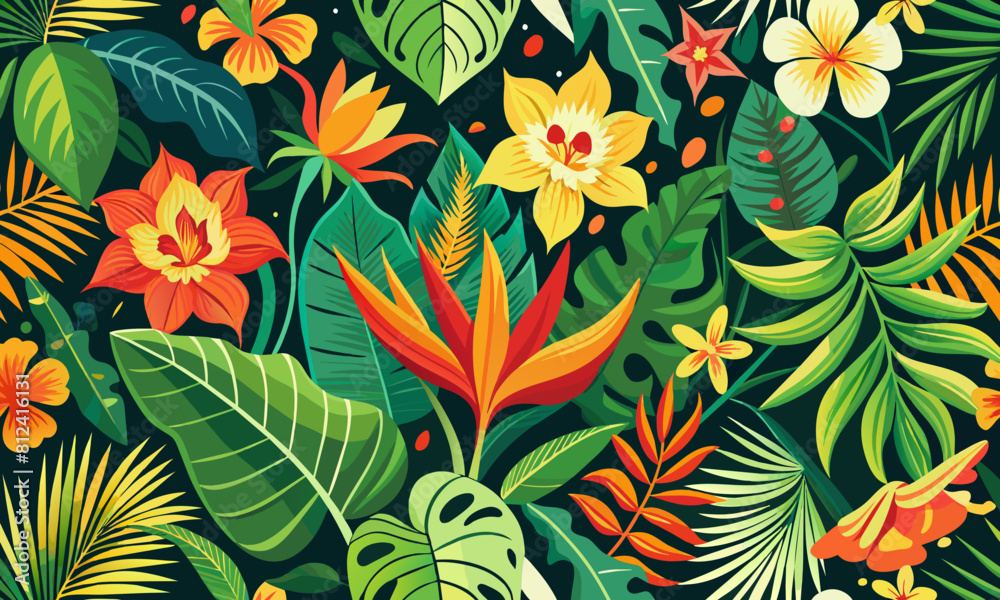 seamless pattern with leaves seamless pattern with leaves