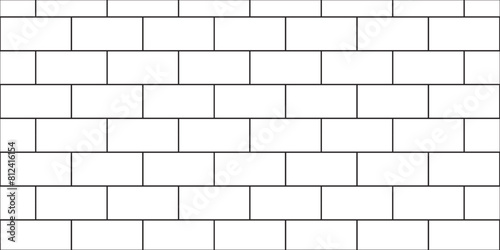 White brick wall background. architecture construction stone block brick wallpaper. seamless building cement concrete wall grunge background.