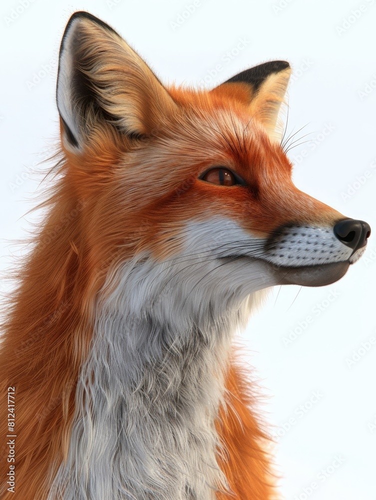Obraz premium red fox portrait