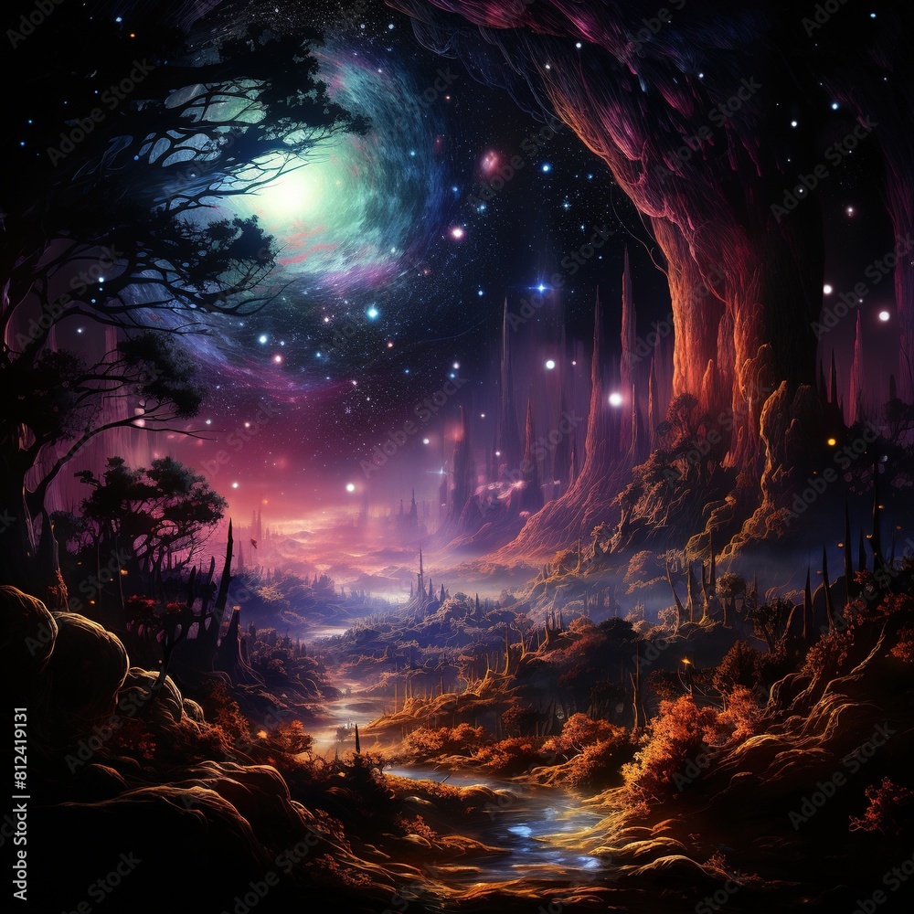 Fototapeta premium Background Wallpaper of Creative Manipulation