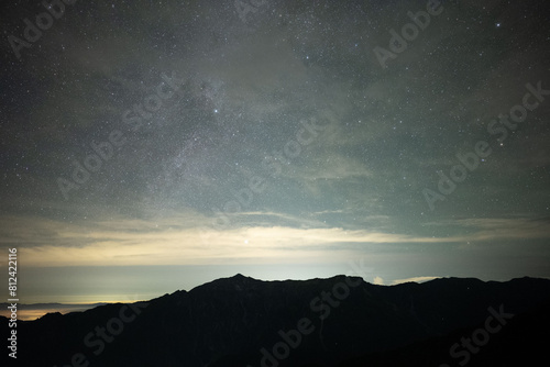夜の山岳