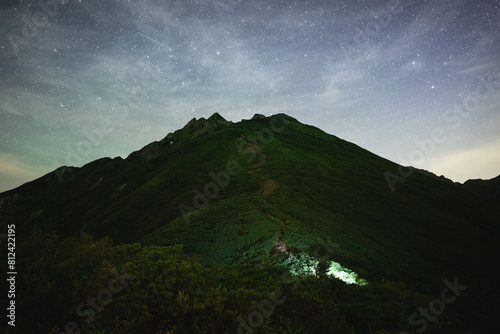 夜の山岳