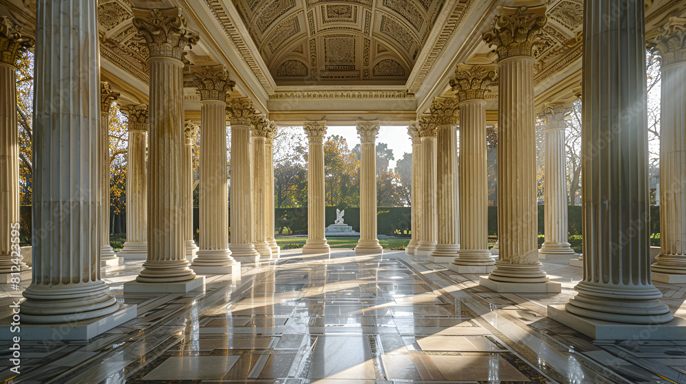 Fototapeta premium Columns Made of Marble