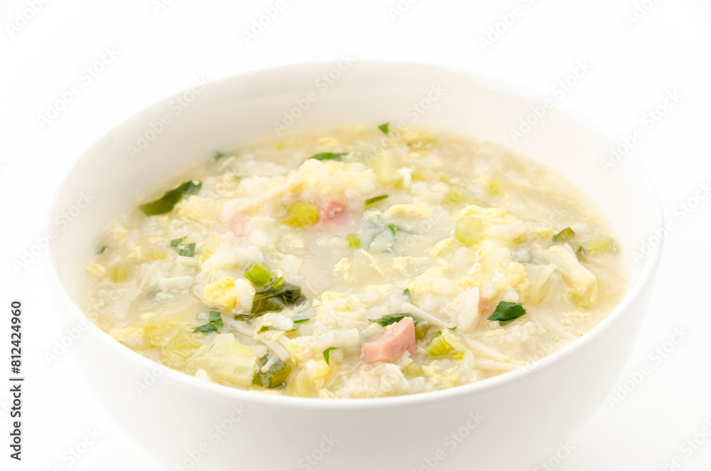 残り物野菜でおじや 残り物野菜でおじや