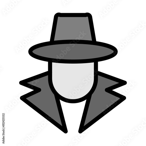 Fraud Line Filled Icon Design
