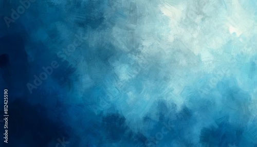 青い水彩絵の具の壁紙　背景 photo