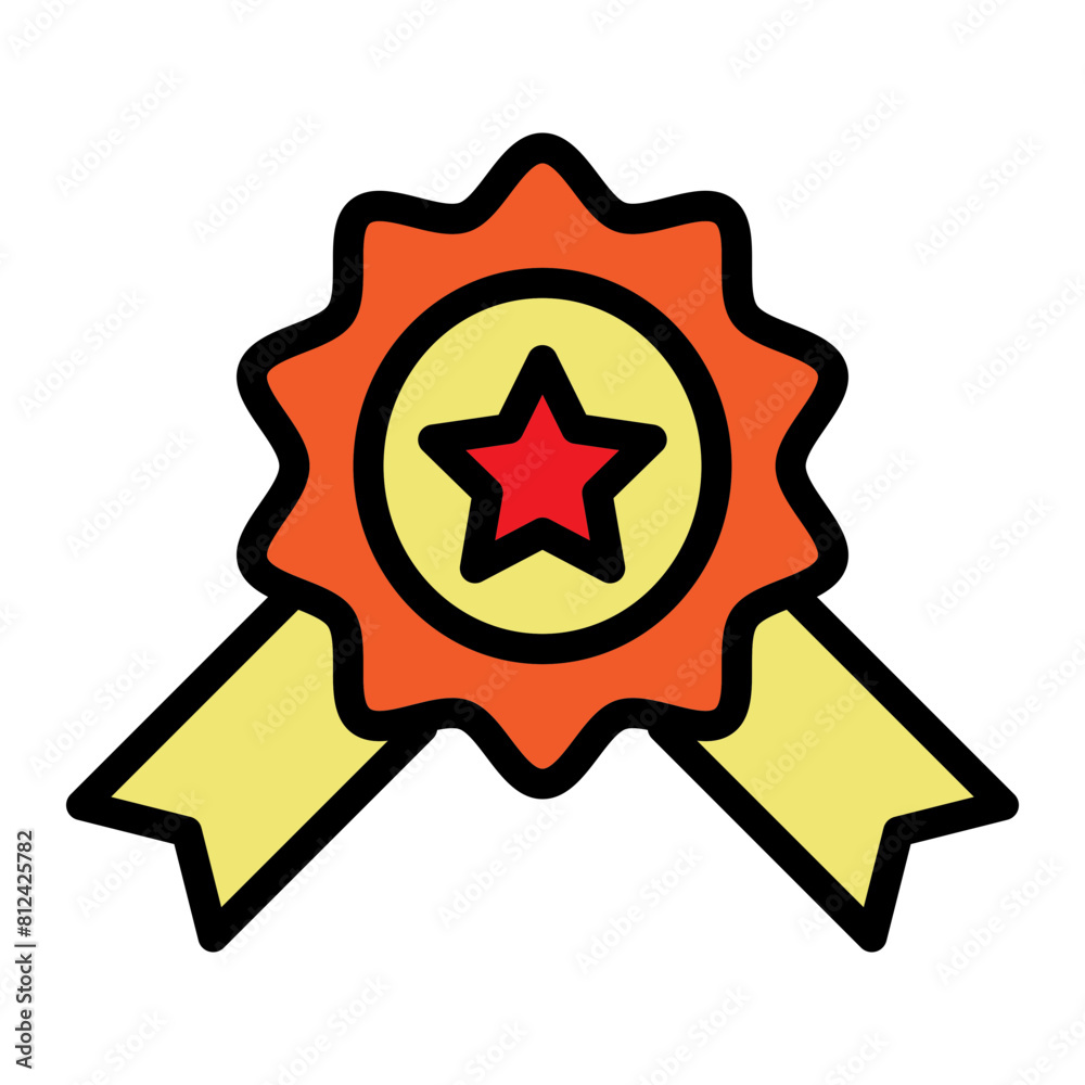 award Filled Line Icon Design award Filled Line Icon Design
