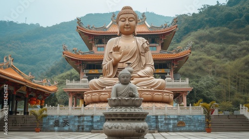 The Exterior of Buddha Temple