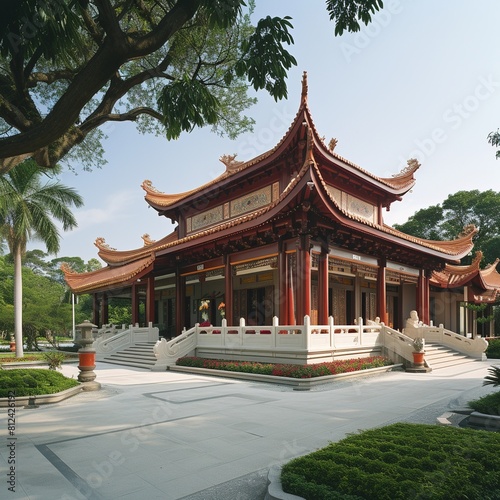 The Exterior of Buddha Temple