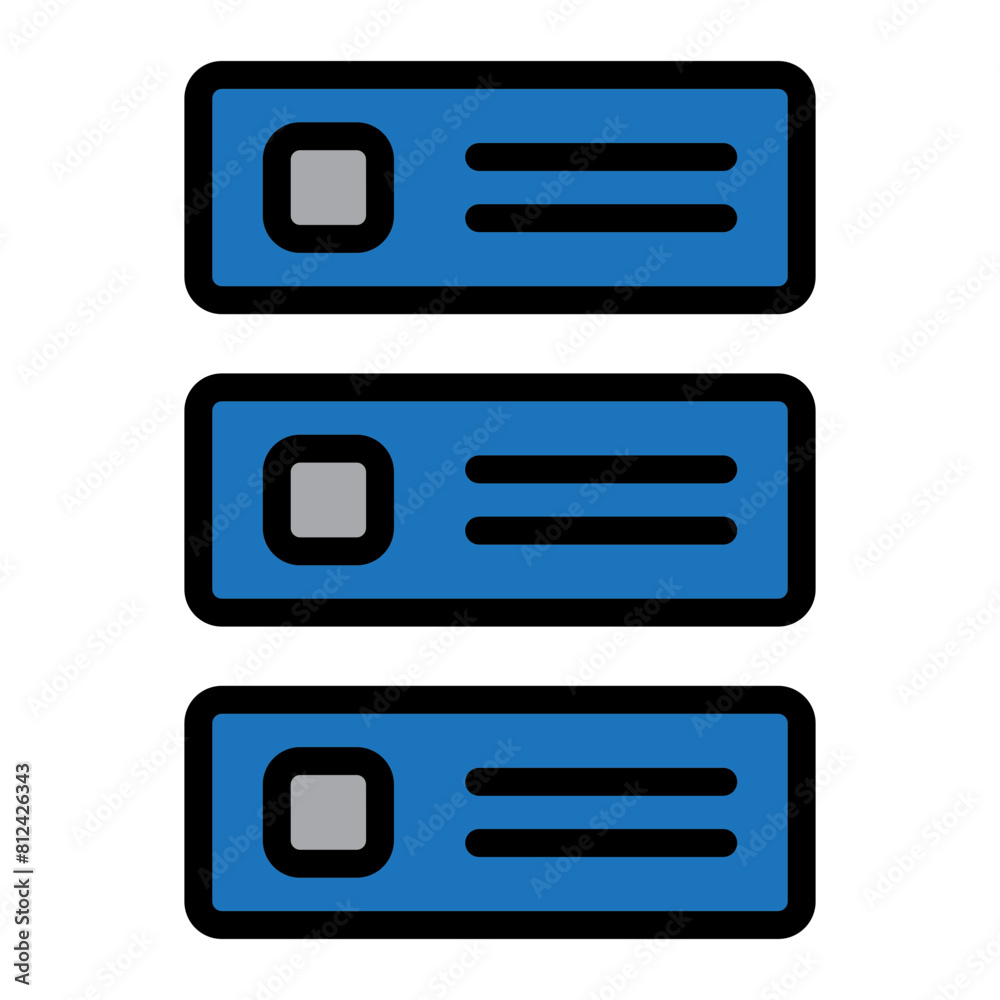 Backlog Filled Line Icon Design Backlog Filled Line Icon Design