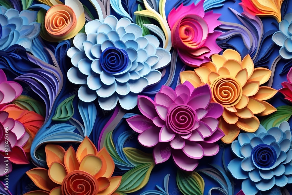 a colourful display of flowers with the word a colourful display of flowers with the word