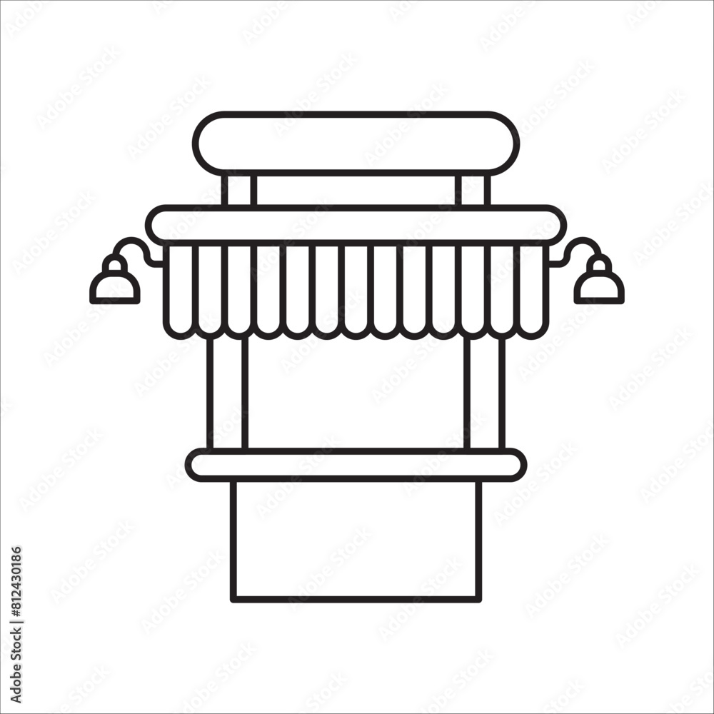 store icon vector illustration. store icon glyph style design store icon vector illustration. store icon glyph style design