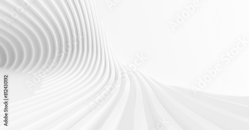 3D Light White Background