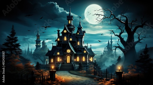 A Spooky and Atmospheric Halloween Wallpaper