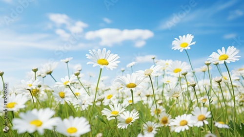 white daisy blooms in a field