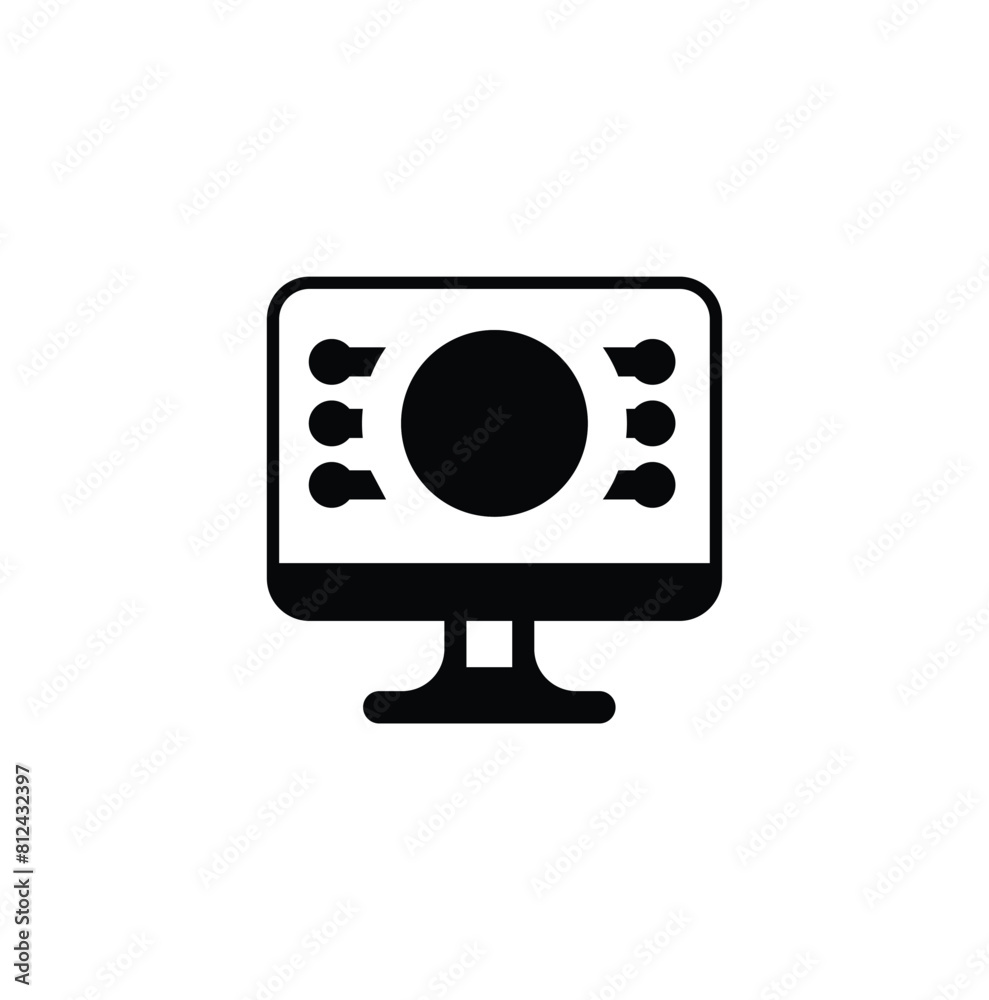 Operations management icon. Solid icon collection. Operations management icon. Solid icon collection.