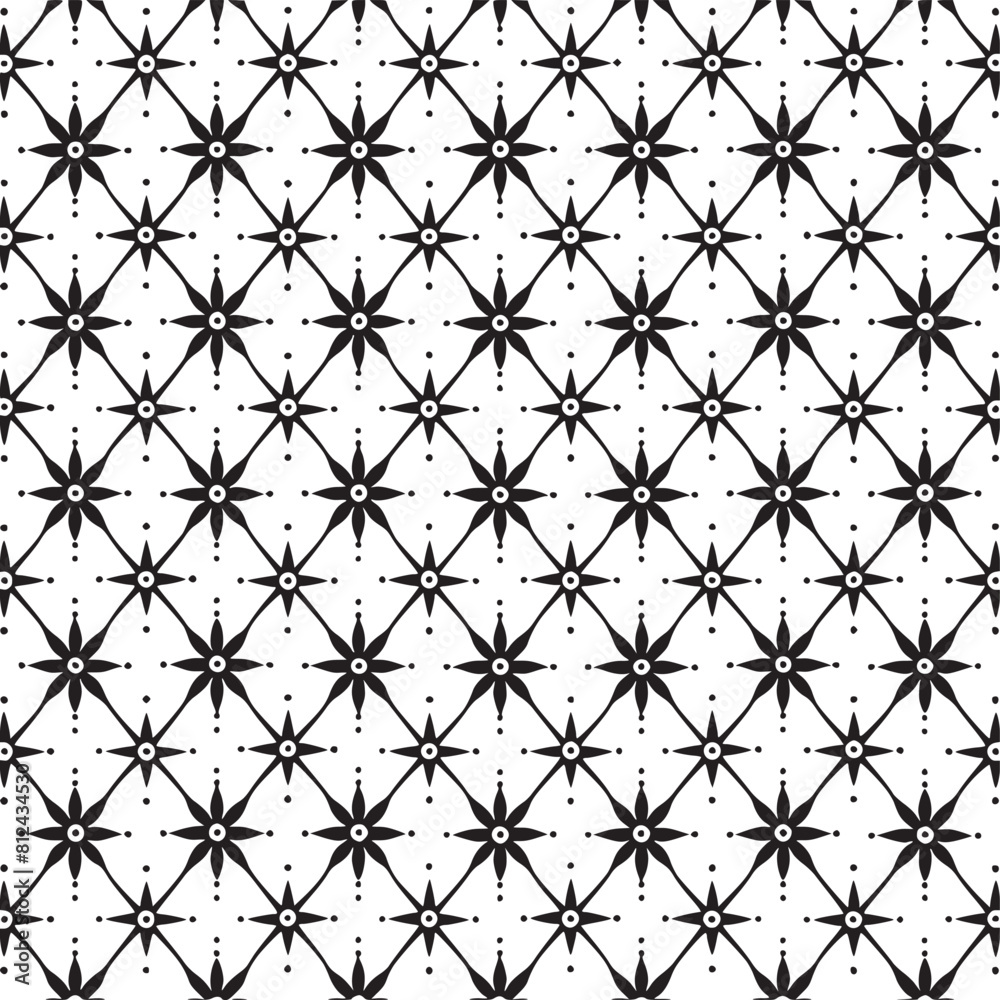 Fototapeta premium Geometric of seamless gray and white pattern