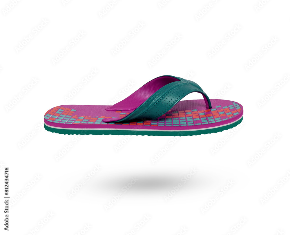 eva flip-flop or slippers isolated eva flip-flop or slippers isolated