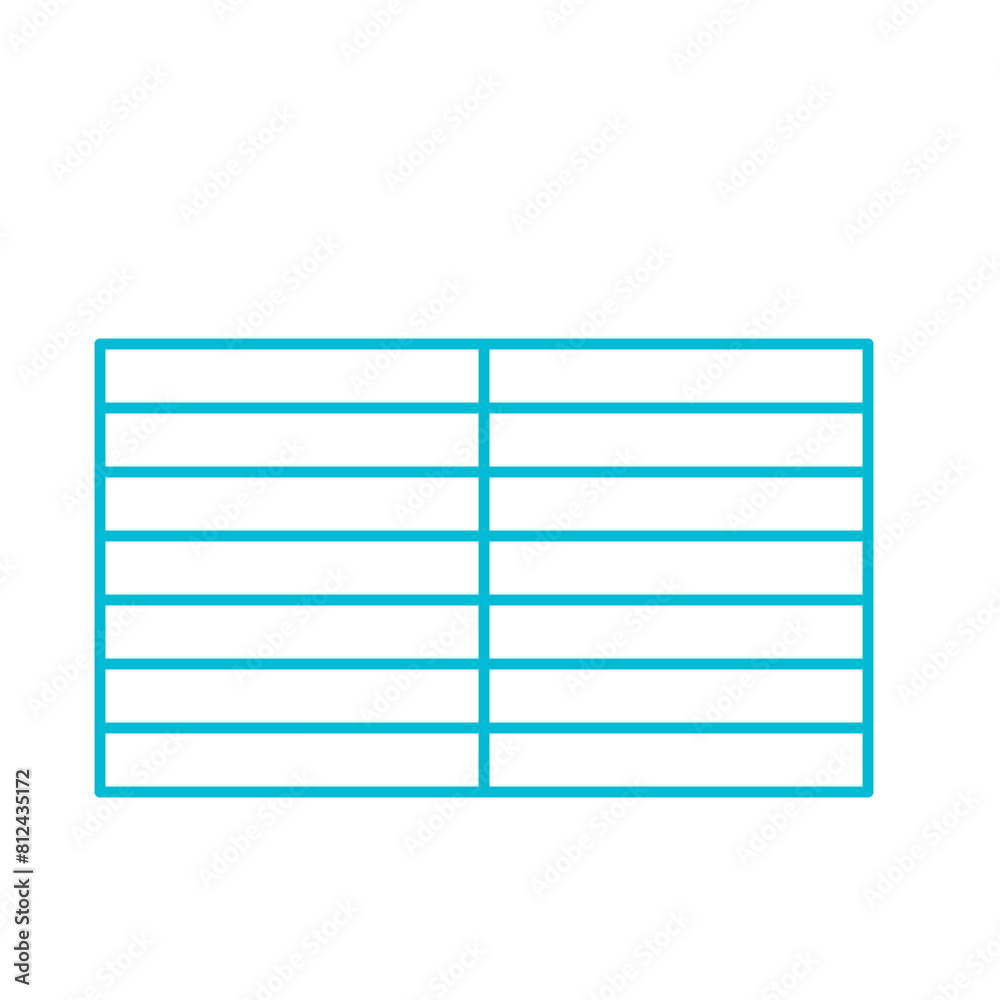Simple accordion style data table layout template,vector Simple accordion style data table layout template,vector