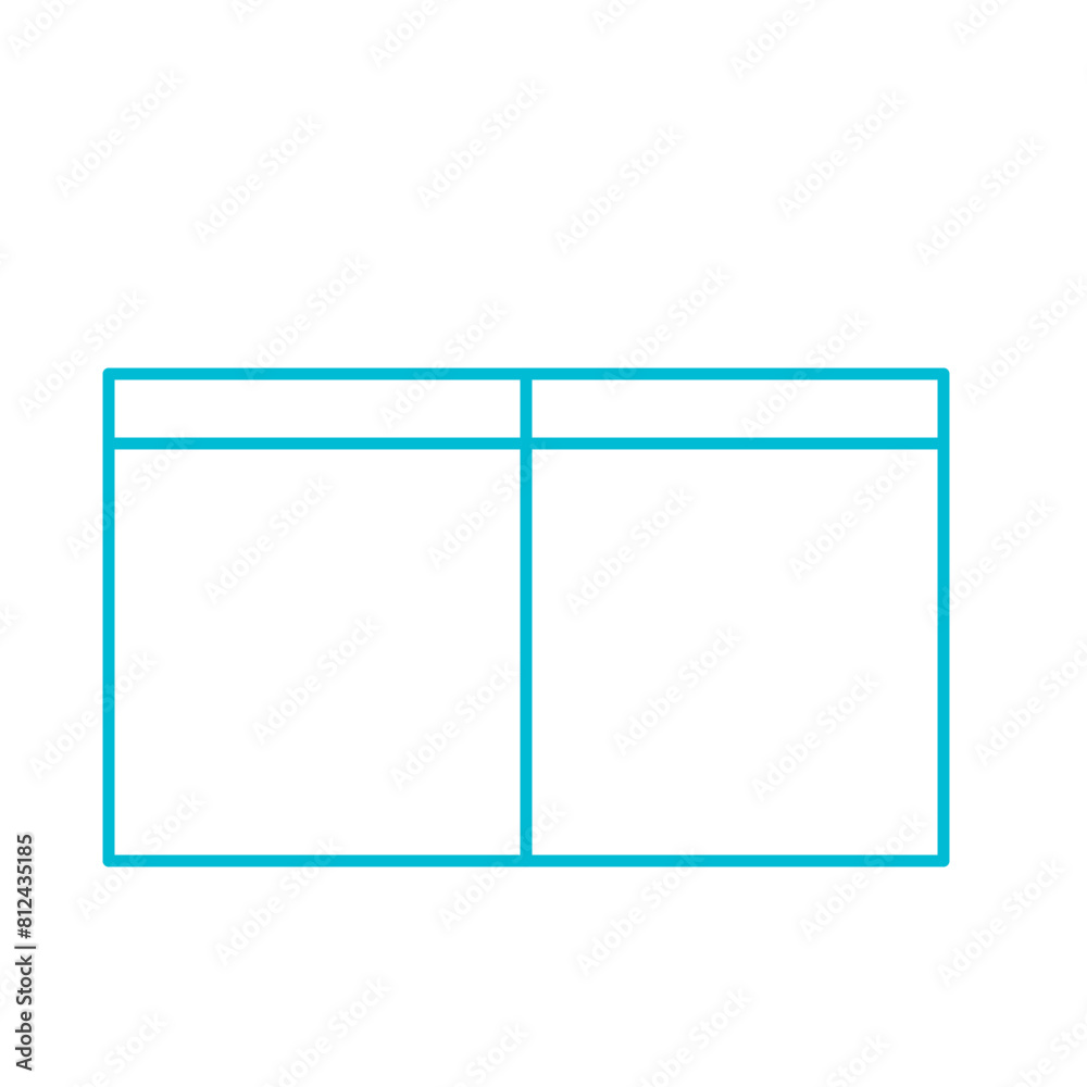 Simple accordion style data table layout template,vector Simple accordion style data table layout template,vector