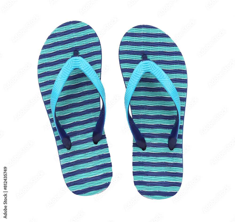 eva flip-flop or slippers isolated eva flip-flop or slippers isolated