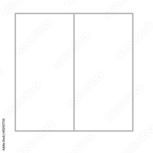 Simple stylized data table layout template