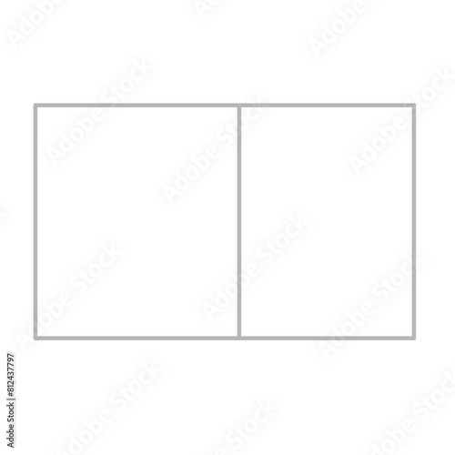 Simple stylized data table layout template