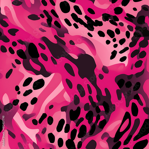Leopard skin seamless pattern  the beauty of design knows no bounds. Can be used as a variety of graphics resources