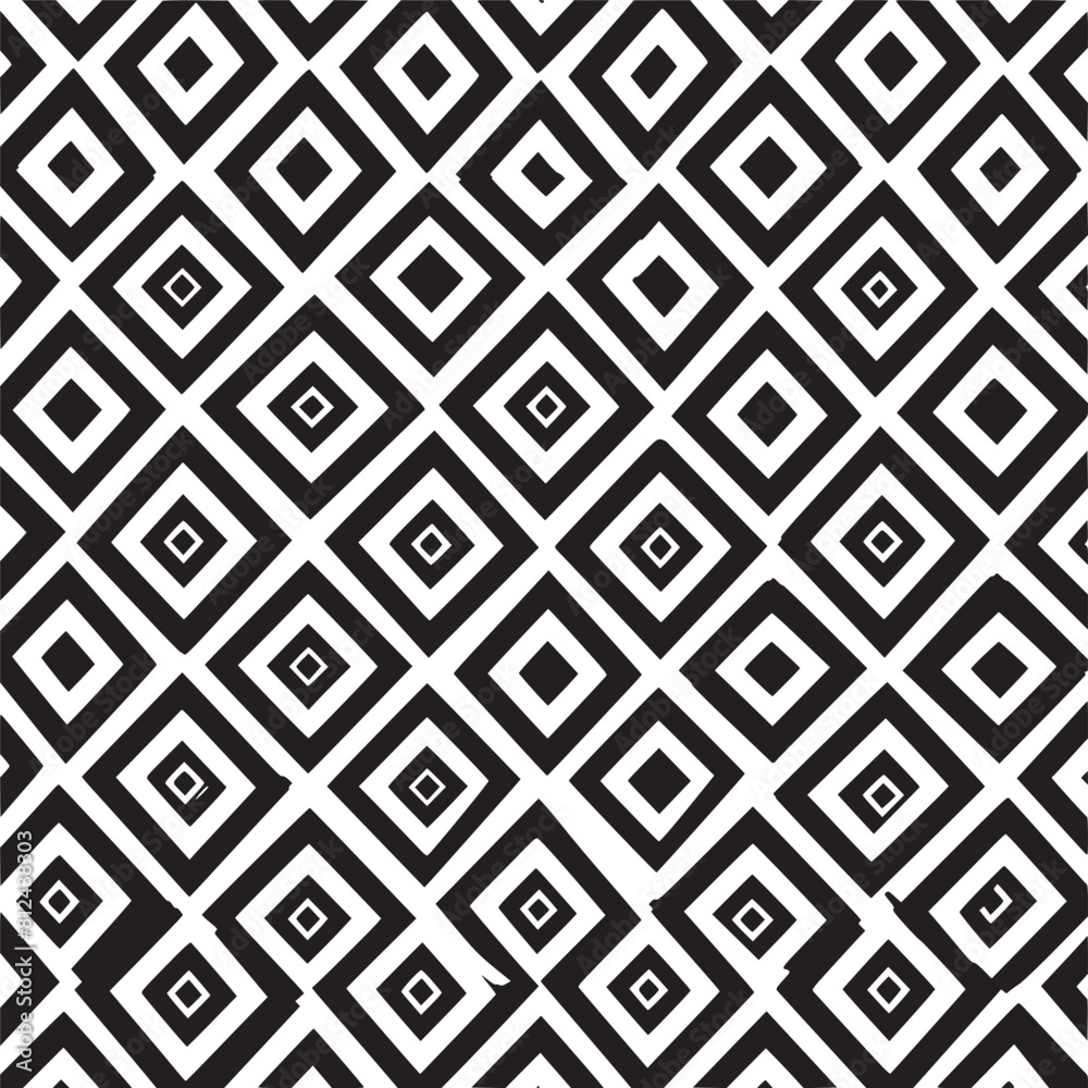 Geometric of seamless gray and white pattern