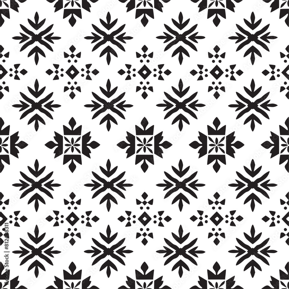 Geometric of seamless gray and white pattern Geometric of seamless gray and white pattern