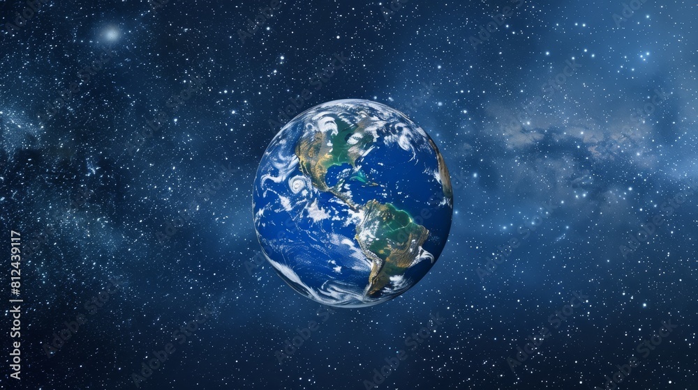 Fototapeta premium Earth in space